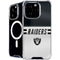 NFL Las Vegas Raiders White Striped iPhone 16 Pro MagSafe Case